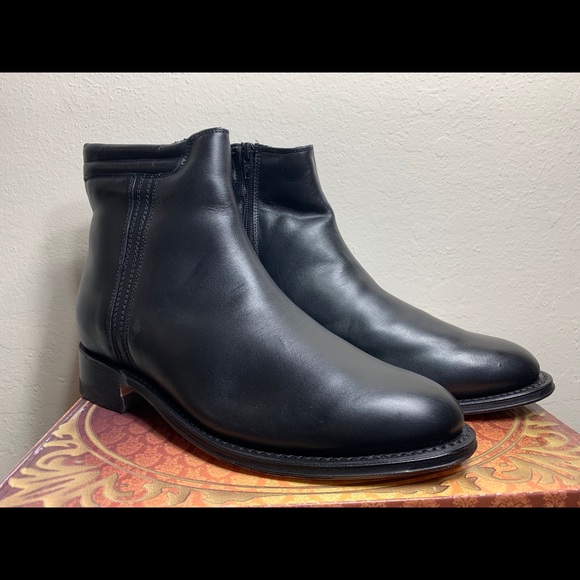 Leather Boots with Zipper! Made in Mexico! - Picture 2 of 5
